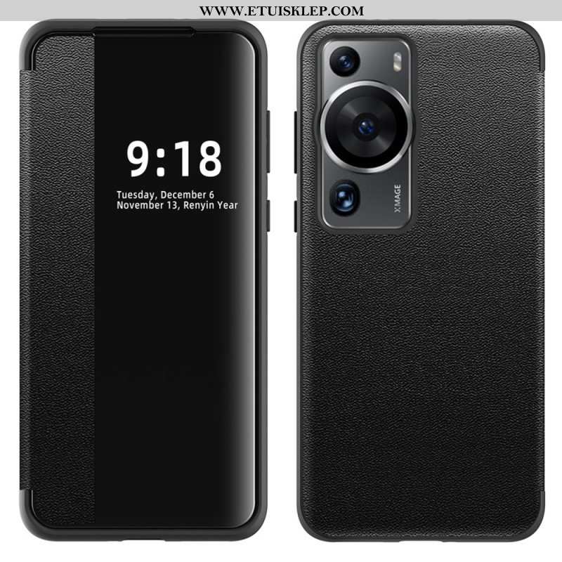 Etui Na Telefon do Huawei P60 Pro Imitacja Skóry